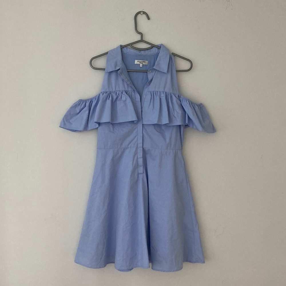 Baby blue sun dress